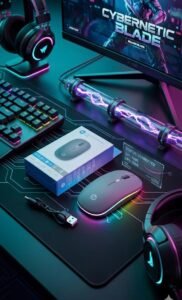 hp W10 Wireless Mouse Gaming Mouse Backlight USB