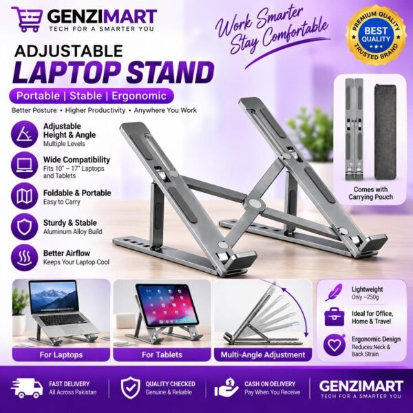 Metal Portable Laptop Stand