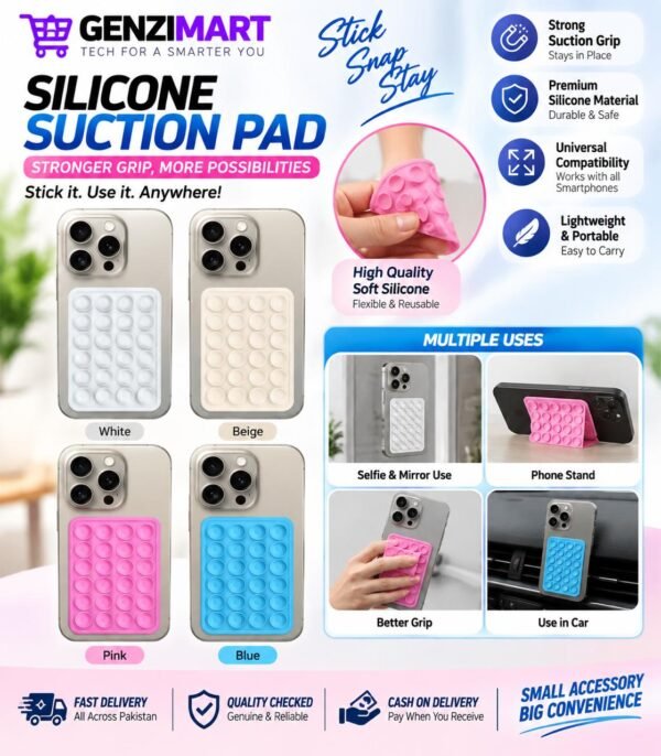 silicon saction pad  phone holder self-adhesive rubber mobile holder