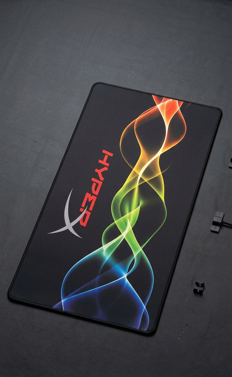 RGB Fluid Art Mouse Pad